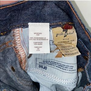 7 For All Mankind 7FAM Dojo Jeans Wide Leg Flare Dark Wash U115019U-019U Size 25